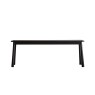 Gallery Direct Wycombe Black Oak Dining Bench Gallery Direct Wycombe Black Oak Dining Bench