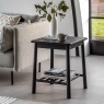 Gallery Direct Wycombe Black Oak Side Table Gallery Direct Wycombe Black Oak Side Table