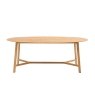 Gallery Direct Madrid Oval Dining Table in Oak Gallery Direct Madrid Oval Dining Table in Oak