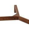 Gallery Direct Madrid Oval Dining Table in Walnut Gallery Direct Madrid Oval Dining Table in Walnut