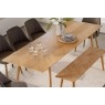 Gallery Direct Milano Oak Extending Dining Table Gallery Direct Milano Oak Extending Dining Table