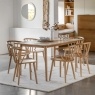 Gallery Direct Milano Oak Dining Table Gallery Direct Milano Oak Dining Table