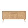 Gallery Direct Milano Oak Large Sideboard Gallery Direct Milano Oak Large Sideboard
