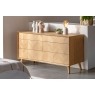Gallery Direct Milano Oak 6 Drawer Chest of Drawers Gallery Direct Milano Oak 6 Drawer Chest of Drawers