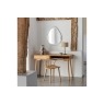 Gallery Direct Milano Oak 1 Drawer Desk