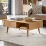 Gallery Direct Milano Oak Drawer Coffee Table Gallery Direct Milano Oak Drawer Coffee Table