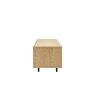 Gallery Direct Panelled Smoked Oak Media TV Unit Gallery Direct Panelled Smoked Oak Media TV Unit
