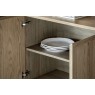 Gallery Direct Panelled Smoked Oak Large Sideboard Gallery Direct Panelled Smoked Oak Large Sideboard