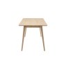 Gallery Direct Panelled Smoked Oak Dining Table Gallery Direct Panelled Smoked Oak Dining Table