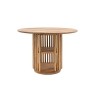 Gallery Direct Voss Mango Wood Slatted Dining Table Gallery Direct Voss Mango Wood Slatted Dining Table