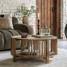 Gallery Direct Voss Mango Wood Slatted Coffee Table Gallery Direct Voss Mango Wood Slatted Coffee Table