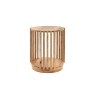 Gallery Direct Voss Mango Wood Slatted Side Table Gallery Direct Voss Mango Wood Slatted Side Table