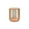 Gallery Direct Voss Mango Wood Slatted Side Table Gallery Direct Voss Mango Wood Slatted Side Table