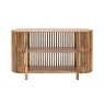 Gallery Direct Voss Mango Wood Slatted Sideboard Console Table Gallery Direct Voss Mango Wood Slatted Sideboard Console Table