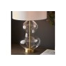 Gallery Direct Kelda Shaped Table Lamp Bright Nickel Gallery Direct Kelda Shaped Table Lamp Bright Nickel