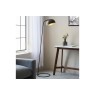 Gallery Direct Brair 1 Floor Light Matt Black & Antique Brass Gallery Direct Brair 1 Floor Light Matt Black & Antique Brass