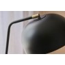 Gallery Direct Brair 1 Floor Light Matt Black & Antique Brass Gallery Direct Brair 1 Floor Light Matt Black & Antique Brass
