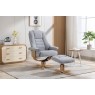 Sardinia Swivel Recliner Chair & Stool Sardinia Swivel Recliner Chair & Stool