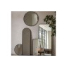 Gallery Direct Holworth Arch Mirror Black 450x35x1500mm Gallery Direct Holworth Arch Mirror Black 450x35x1500mm