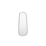 Gallery Direct Holworth Shaped Leaner Black 700x1700mm Gallery Direct Holworth Shaped Leaner Black 700x1700mm