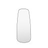 Gallery Direct Holworth Shaped Leaner Black 700x1700mm Gallery Direct Holworth Shaped Leaner Black 700x1700mm