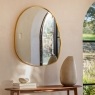 Gallery Direct Holworth Pebble Mirror Gold 700x900mm Gallery Direct Holworth Pebble Mirror Gold 700x900mm