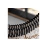 Gallery Direct Pimlico Round Mirror Black Wash 900mm Gallery Direct Pimlico Round Mirror Black Wash 900mm