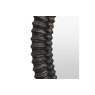 Gallery Direct Pimlico Round Mirror Black Wash 900mm Gallery Direct Pimlico Round Mirror Black Wash 900mm