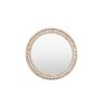 Gallery Direct Pimlico Round Mirror White Wash 900mm Gallery Direct Pimlico Round Mirror White Wash 900mm