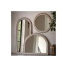 Gallery Direct Pimlico Arch Leaner White Wash 770x1700mm Gallery Direct Pimlico Arch Leaner White Wash 770x1700mm