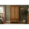 Salisbury Waxed Premium Oak Gents Wardrobe Salisbury Waxed Premium Oak Gents Wardrobe