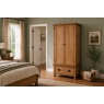 Salisbury Waxed Premium Oak Gents Wardrobe Salisbury Waxed Premium Oak Gents Wardrobe