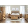 Salisbury Waxed Premium Oak Wide Bedside Table Salisbury Waxed Premium Oak Wide Bedside Table