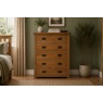 Salisbury Waxed Premium Oak 2 Over 4 Chest Of Drawers Salisbury Waxed Premium Oak 2 Over 4 Chest Of Drawers
