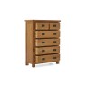 Salisbury Waxed Premium Oak 2 Over 4 Chest Of Drawers Salisbury Waxed Premium Oak 2 Over 4 Chest Of Drawers