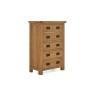 Salisbury Waxed Premium Oak 5 Drawer Chest Of Drawers Salisbury Waxed Premium Oak 5 Drawer Chest Of Drawers