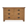 Salisbury Waxed Premium Oak 6 Drawer Chest Of Drawers Salisbury Waxed Premium Oak 6 Drawer Chest Of Drawers
