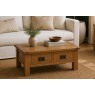 Salisbury Waxed Premium Oak Coffee Table With Drawer