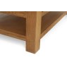 Salisbury Waxed Premium Oak Large Coffee Table With Drawer And Shelf - Self Assembly Salisbury Waxed Premium Oak Large Coffee Table With Drawer And Shelf - Self Assembly