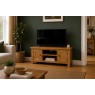 Salisbury Waxed Premium Oak Large Media Stand