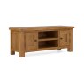 Salisbury Waxed Premium Oak Large Media Stand Salisbury Waxed Premium Oak Large Media Stand