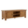 Salisbury Waxed Premium Oak Extra Large Media Stand Salisbury Waxed Premium Oak Extra Large Media Stand