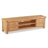 Salisbury Waxed Premium Oak Large Low Line Media Stand Salisbury Waxed Premium Oak Large Low Line Media Stand