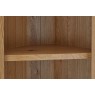 Salisbury Waxed Premium Oak Corner Display Cabinet Salisbury Waxed Premium Oak Corner Display Cabinet