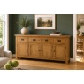 Salisbury Waxed Premium Oak Extra Large Sideboard