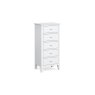 Hampstead Painted White Tallboy Chest Of Drawers
