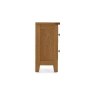 Burford Country Oak Narrow Bedside Table Burford Country Oak Narrow Bedside Table