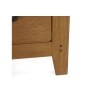 Burford Country Oak Narrow Bedside Table Burford Country Oak Narrow Bedside Table