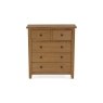 Burford Country Oak 2 Over 3 Chest of Drawers Burford Country Oak 2 Over 3 Chest of Drawers