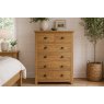 Burford Country Oak 6 Drawer Chest of Drawers Burford Country Oak 6 Drawer Chest of Drawers